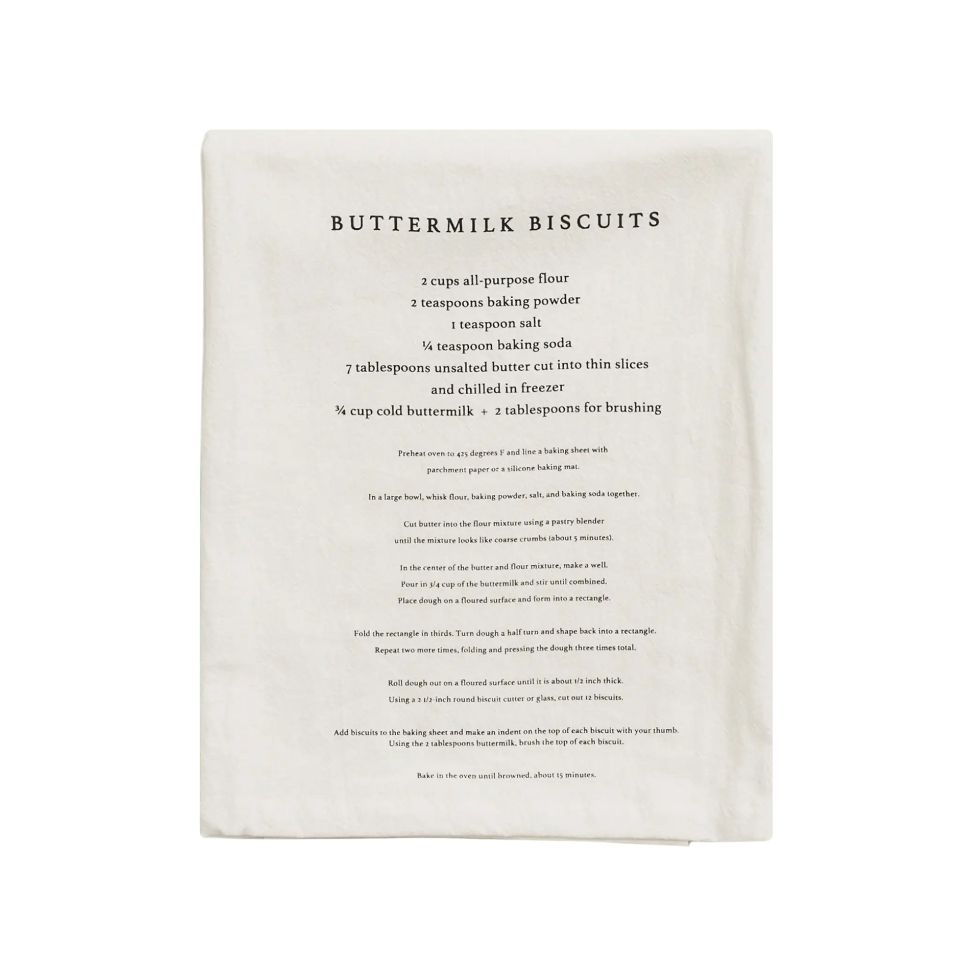 Buttermilk Biscuits Tea Towel - SwagglyLife Home & Fashion